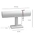 New Wayzon White Bracelet Organizer T-Bar Jewelry Display Bangle Tower Watch Holder Orgnaizer