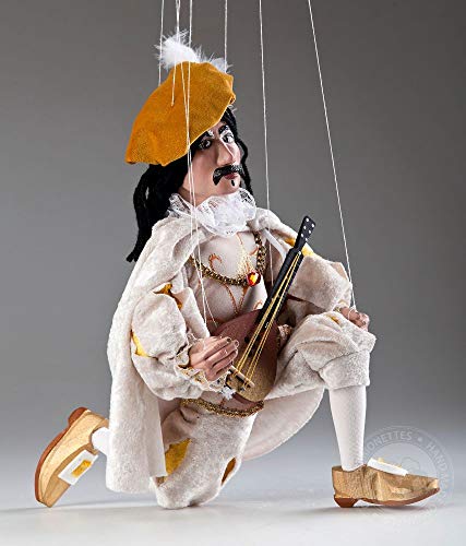 Ukulele Player Czech Marionette Puppet - Thumbnail 4