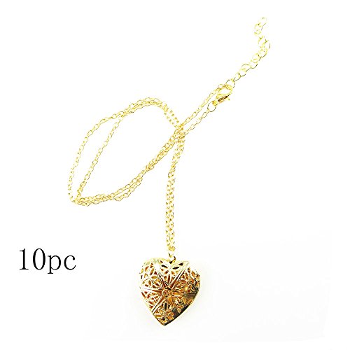 Honbay photo pendant necklace - heart shape photo locke…
