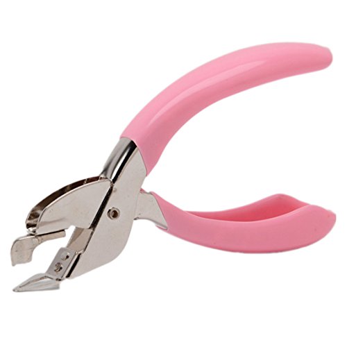 D-worthy Handheld Heavy Duty Staple Remover Spring-loaded Staple for Office School Home