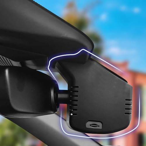 Fitcamx Dashcam 4K Fit for Volkswagen Tiguan MK3 2024 2025 (6766 Black) OEM Dash Cam, 2160P UHD Video Wifi, Parking Monitoring, G-Sensor, Circular Recording, WDR, Plug&Play, 64GB Card