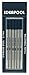 IDEAPOOL 0.7mm Replaceable Rollerball Ink Refills for Rosewood Ballpoint Pens, Black Ink, 6 Pack