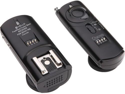 Vello FreeWave Fusion Basic Wireless Flash Trigger System for Sony Cameras with (MIS) Multi Interface Shoe