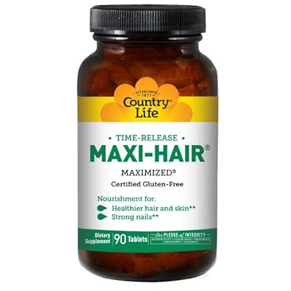 Amazon Com Country Life Vitamins Maxi Hair Tr 90 Tab Health