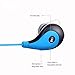 Simptech Wireless Headphones Bluetooth Earbuds - Sweatproof Sports In Ear Headset,Noise Cancelling With Microphone Maximum Comfort for iPhone 7 Samsung Galaxy S7(Blue)
