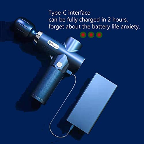 Massage Gun, Muscle Therapy Gun for Athletes, Deep Tissue Percussion Body Muscle Massager,Handheld Electric Full Body Therapy Massage Gun