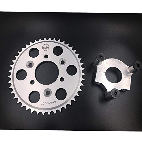 dolphin1986 Hub Adapter 1.5" and 44t Sprocket Higher Performance Made for 2 Stroke Engine kit Gas Motorized Bicycle