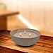Citronella Candles in Coarse Pottery Container, Natural Soy Wax Candle Outdoor and Indoor