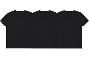 Pair of Thieves RFE All Comfort Crew Neck Undershirt – 3 Pack White, Soft, Breathable 100% Cotton Crew Neck Tees