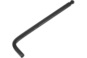 uxcell 5/16" Ball End Hex Key Wrench, L Shaped Long Arm CR-V Repairing Tool, Black