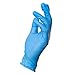 Nitrile Exam Gloves, Medical Grade,Disposable,Food Safe,Non Latex, 4 mil Thickness,Powder Free, Blue color,Convenient Dispenser Pack of 100 (Medium)