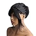 Riyang Women's Cosplay Wig with a Removable Claw High Ponytail Synthetic Black Straight