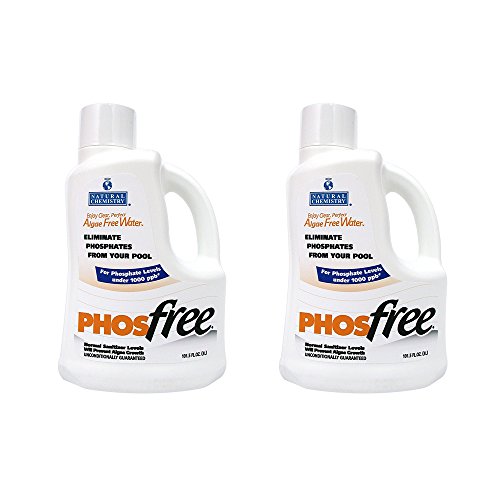 Natural Chemistry 2 05121 Swimming Pool Spa PHOS Free Phosphate Remover - 3 Liter Each