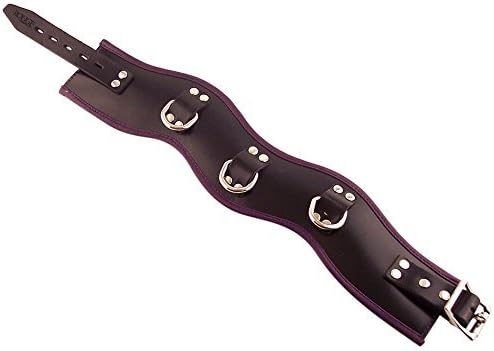 Rouge Garments Posture Collar ,One Size,Black/Purple by Rouge Garments