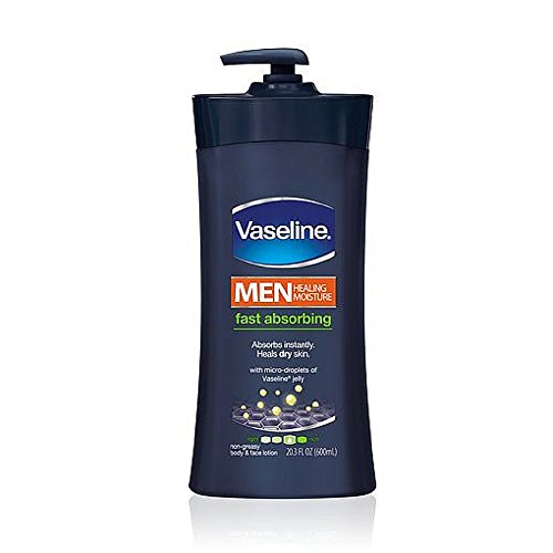 Vaseline Men Body and Face Lotion , 20.3 Ounce Bottle