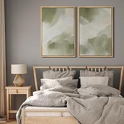 MUDECOR Framed Canvas Print Wall Art Set Olive