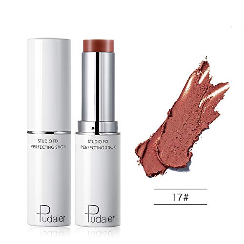 Nude Foundation Makeup Full Face Cover Contour Concealer Base Primer Moisturizer Hide Blemish Bronzer Stick 17