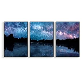 Framed for Living Room Bedroom Sky Space View...