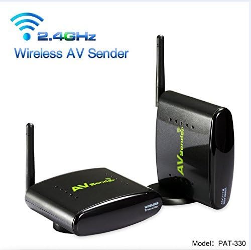 Best Opps 150M PAT-330 2.4G Wireless AV Audio & Video Sender Transmitter & Receiver System for DVD / DVR / IPTV / CCTV Camera / TV