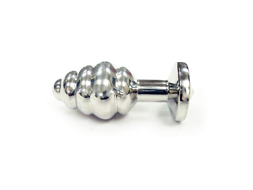 Rouge Garments Small Stainless Steel Threaded Anal Butt Plug