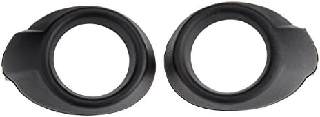 Iglobalbuy Pair Front Fog Lights Lamp Bezels Trim Cover for Ford Focus 2012-2013 Black