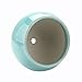 T4U 3 Inch Succulent Planters Pots Ceramic, Ball Shape Drainage Cactus Pots Window Boxes with Bamboo Tray, Set of 4
