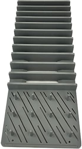 FIH 1224 égouttoir Vaisselle Grille Cuisine Acier pour Assiettes et ustensiles Maison