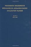 Friedrich Hirzebruch Gesammelte Abhandlungen Collected Papers, Hirzebruch, Friedrick, 0387180877