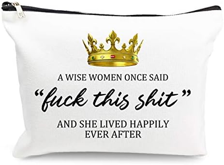 Makeup Cosmetic Bags for Women - Luck This S-hit - Funny Travel Bags Cotton Zipper Pouch for Birthday Retirement Birthday Anniversary Commemorative gifts 1 Makeup Cosmetic Bags for Women - Luck This S-hit - Funny Travel Bags Cotton Zipper Pouch for Birthday Retirement Birthday Anniversary Commemorative gifts