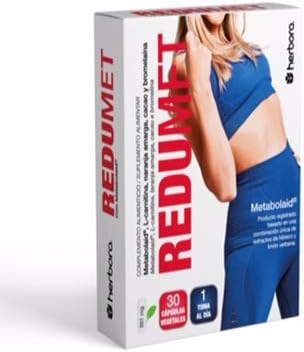 Herbora REDUMET 30 Vcaps, Black, Medium, 30 count (Pack of 1)