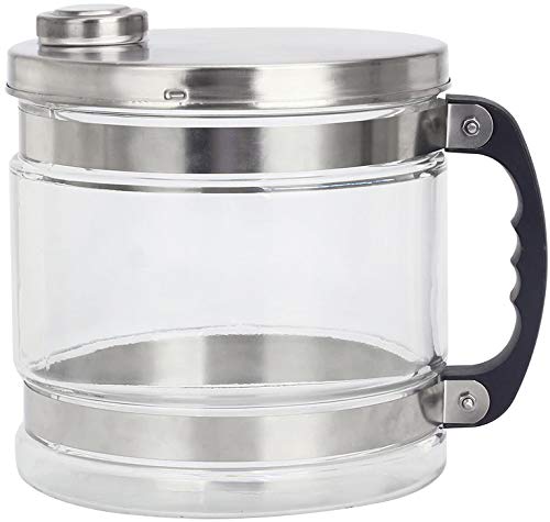 4 Litre Glass Jug with 100% Stainless Steel Lid for Water Distillers