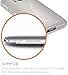 Fosmon DURA-CANDY Glossy Ultra SLIM-Fit Case Flexible Cover for HTC One M8 (2014) - Retail Packaging (Clear)