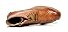 Bruno Marc Men's Bergen-01 Brown Leather Lined Oxfords Dress Ankle Boots - 9 M US