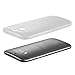 Fosmon DURA-CANDY Glossy Ultra SLIM-Fit Case Flexible Cover for HTC One M8 (2014) - Retail Packaging (Clear)