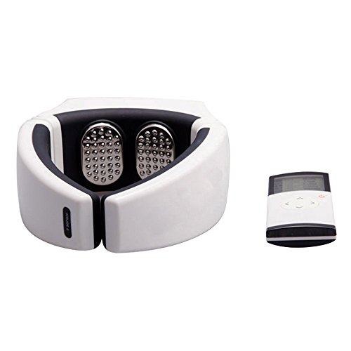 eTTgrar Wireless Portable Digital Neck Therapeutic Electric Massager - for Wellness and Well-Being, Neck-Pain, Shoulder-Pain and Cervical Headache Treatment - Relaxation