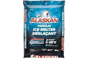 Alaskan Ice Melter 18 kg Bag – Premium Snow & Ice Melt, Fast Acting, Extreme Cold Performance, Driveways, Walkways & Steps