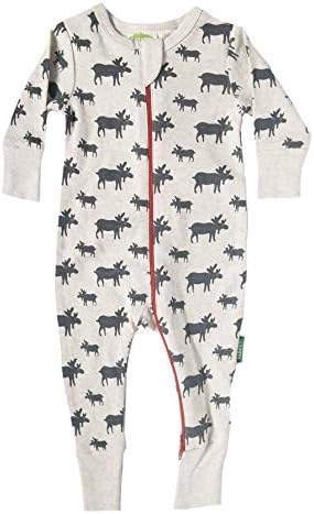 Parade Organics Signature Print '2 Way' Zipper Romper