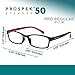 PROSPEK Blue Light Reading Glasses for Men and Women, Computer Reading Glasses 1.25 with Blue Light Protection and Clear Lens, Anti Eyestrain Glasses