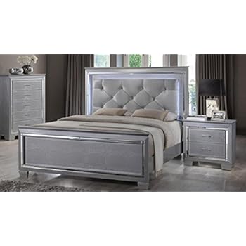 Amazon Com Soflex Tinley Silver Finish Diamond Tufted