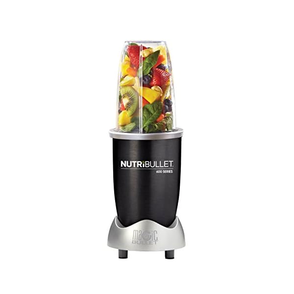 NUTRiBULLET NB-101B 600 Series - Nutrient Extractor High Speed Blender - 600W 8 Piece Set - Black