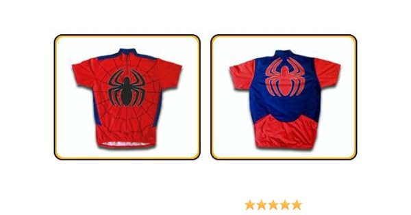 spiderman bike jersey