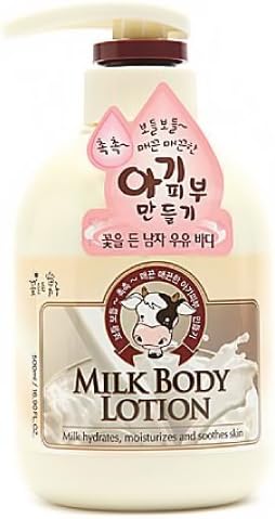 Somang Milk Body Lotion 500ml (Milk Hydrates, Moisturizes and Soothes Skin) by THE FLOWER MEN