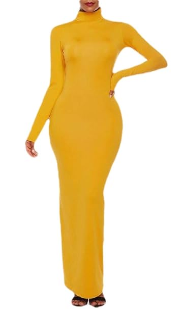 long tight maxi dress