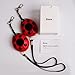 130DB Emergency Personal Alarm Key Chain,iDaye Ladybug-Shaped Safety Guard Supplies,Protection Device with Flash Work for Kids/elderlies/Owls and Adults,Used as a Bag Decoration or Electric Torch