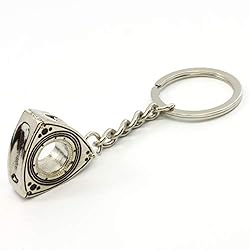 Rotary13B1 Rotor Key Chain - Nickel Plated