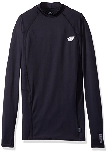 O neill men s premium skins upf 50+ long sleeve rash guard, black…