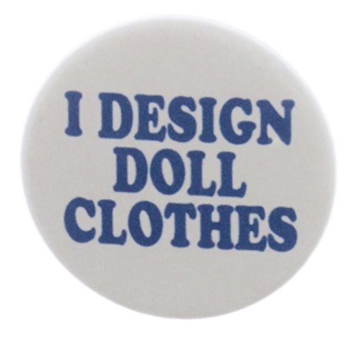 A&T Designs I Design Doll Clothes 2.25" Keychain - Sewing