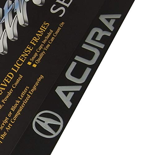 Acura Black License Plate Frame (Certified Refurbished) - Thumbnail 2