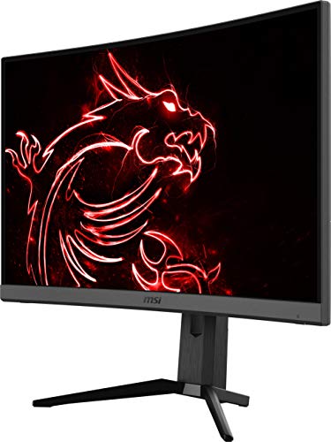 MSI Non-Glare with Narrow Bezel 240Hz 1ms Height Adjustment 1500R Curvature AMD FreeSync HDMI/DP/USB - //coolthings.us