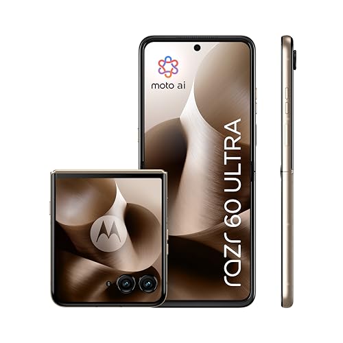 rarz 60 Ultra, 32GB (16GB+16GB RAM Boost)/512GB Madera, Sistema de cámaras de 50MP con Moto ai, batería 4500 mAh, cárga rápida de 68W, Snapdragon 8 Elite, + Moto Tag